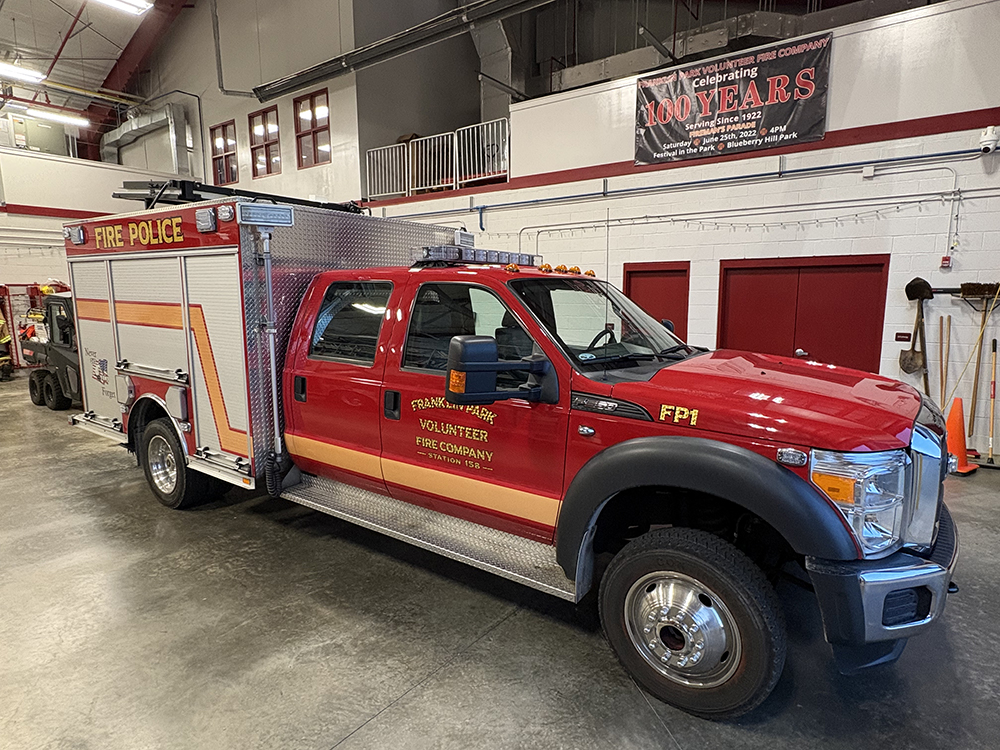 Fire Police 1 traffic control unit at Franklin Park Volunteer Fire Company