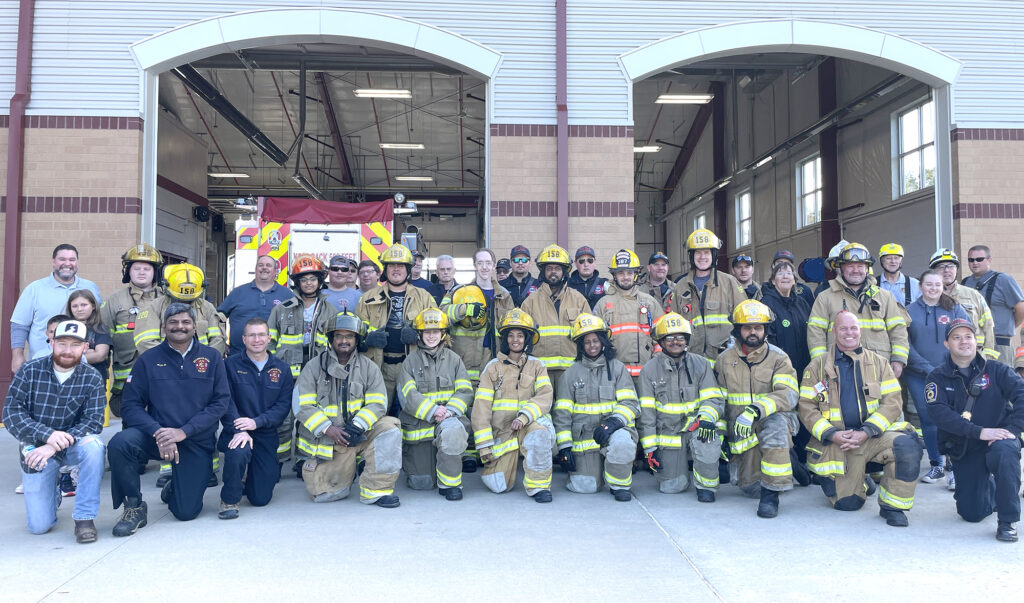 Franklin Park Volunteer Fire Company members and apparatus